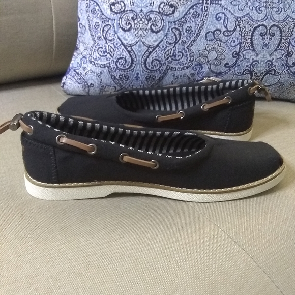 Skechers BOBS Chill Luxe-Ballet Skimmer shoes black NWOT - Picture 5 of 9